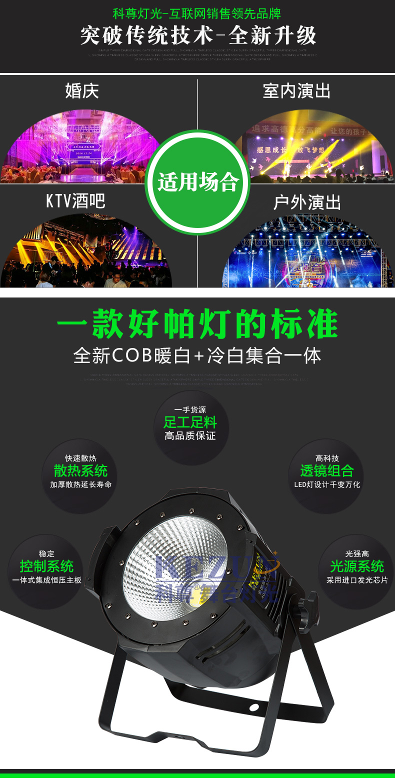 COB面光燈