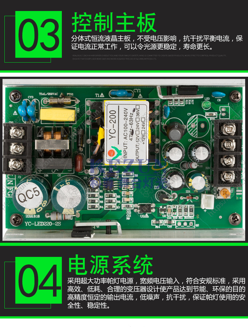 COB面光燈