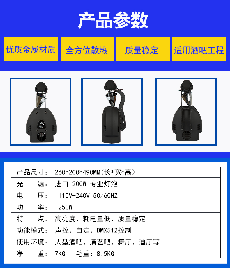 5R滾筒燈