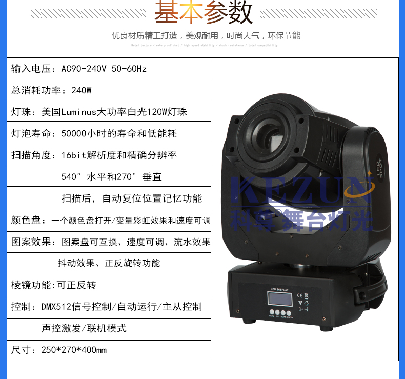 120W圖案燈