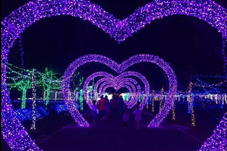 石家莊趣那主題公園燈光節(jié)