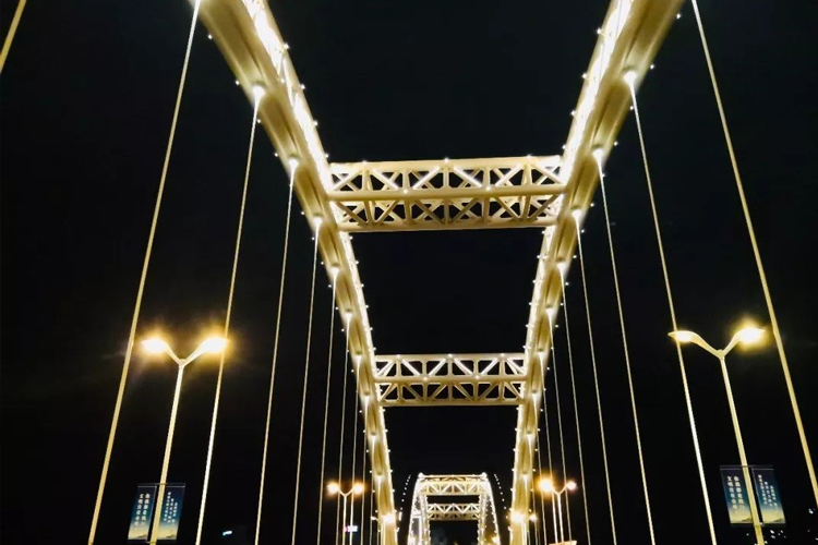 杭州嵊州大橋夜景